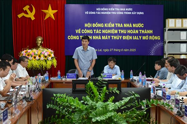 Nghiệm thu hoàn thành công trình Nhà máy Thủy điện Ialy mở rộng