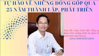 Tự hào về những đóng góp qua 25 năm thành lập, phát triển