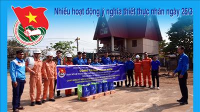Nhiều hoạt động ý nghĩa thiết thực nhân ngày 26/3