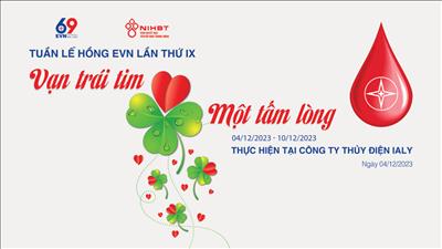 Hưởng ứng Tuần lễ hồng EVN lần thứ IX