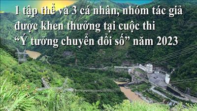 1 tập thể và 3 cá nhân, nhóm tác giả được khen thưởng tại cuộc thi “Ý tưởng chuyển đổi số” năm 2023