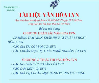 Tài liệu Văn hóa EVN (Chương I. Bản sắc văn hóa EVN)