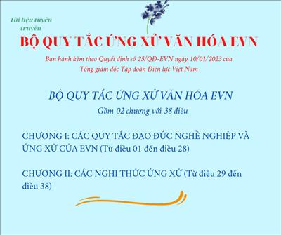 Quy tắc ứng xử Văn hóa trong Tập đoàn Điện lực Việt Nam