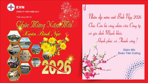 Thiệp Chúc mừng năm mới của Giám đốc gửi đến CBCNV Công ty