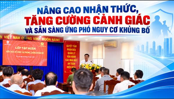 Nâng cao nhận thức, tăng cường cảnh giác và sẵn sàng ứng phó nguy cơ khủng bố